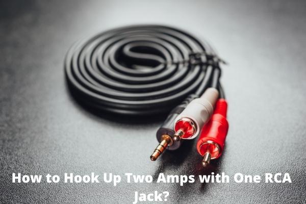 How to Hook Up Two Amps with One RCA Jack? – Step By Step
