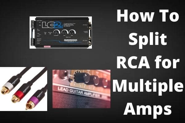 How To Split RCA for Multiple Amps